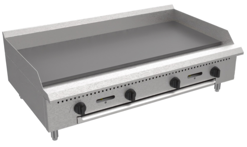 Product image #1 for Serv-Ware 48-Inch 4-Burner Natural Gas Manual Griddle