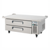Thumbnail image #1 for Migali Competitor Series Refrigerated Chef Base Equipment Stand, 60.5-Inch W, 2-Drawer, Self-Contained Side-Mounted Refrigeration