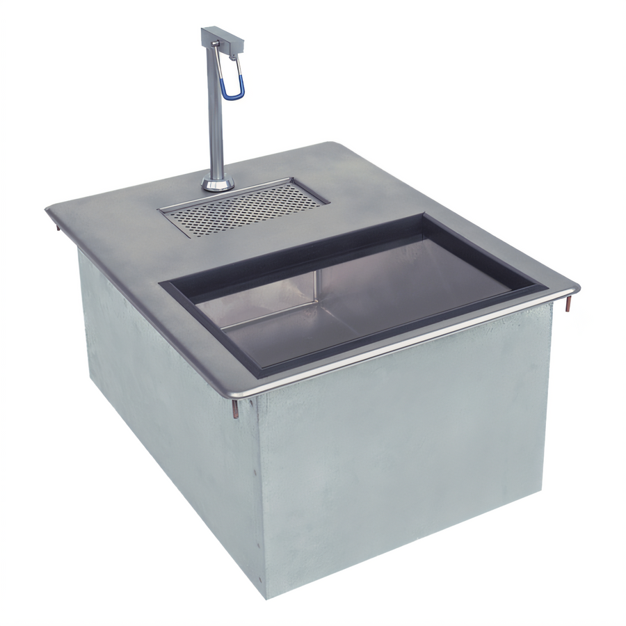Product image #1 for Drop-In Ice and Water Station with Iced Bin and Filler Faucet, 18 x 21 Inches, 50 lb Capacity
