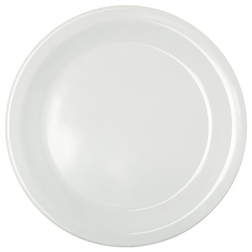 Product image #1 for Carlisle Kingline™ 6-1/2 Inch Round Melamine Pie Plate, Narrow Rim, White
