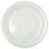 Thumbnail image #1 for Carlisle Kingline™ 6-1/2 Inch Round Melamine Pie Plate, Narrow Rim, White