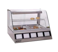 Antunes DCH-220 Countertop Heated Display Cabinet, 2-Pan, Curved Glass