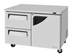 Thumbnail image #1 for Turbo Air Super Deluxe 48-Inch Two-Section Undercounter Freezer with 2 Drawers and Right-Hinged Door, 12.2 Cu. Ft.