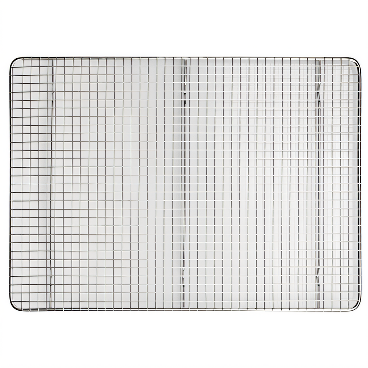 Product image #1 for Winco Half-Size Footed Stainless Steel Wire Sheet Pan Grate, 12 x 16-1/2 Inches