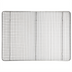Thumbnail image #1 for Winco Half-Size Footed Stainless Steel Wire Sheet Pan Grate, 12 x 16-1/2 Inches