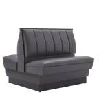 Thumbnail image #1 for ATSMFG ATS AT&S-AD-LX36-6CH GR7 Alex Vinyl Standard Booth, double, 48" long x 36" high, 6-channel back, removable sinuous spring double-stitch