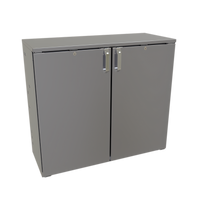 Glastender CS1RB40 Shallow Depth Two-Section Remote Back Bar Cooler, 40 Inch, 16-Inch Door Openings