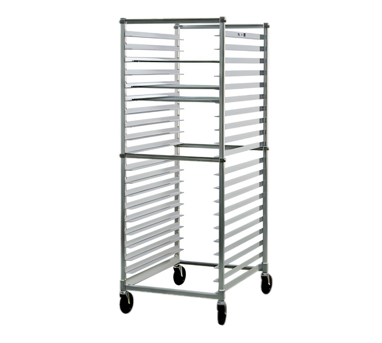 Product image #1 for Mobile Full-Height End-Loading Donut Screen Rack for 20 23" x 33" Screens