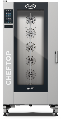 ChefTop MIND.Maps Plus BIG Gas Roll-In Combi Oven with Included Trolley, 208-240V