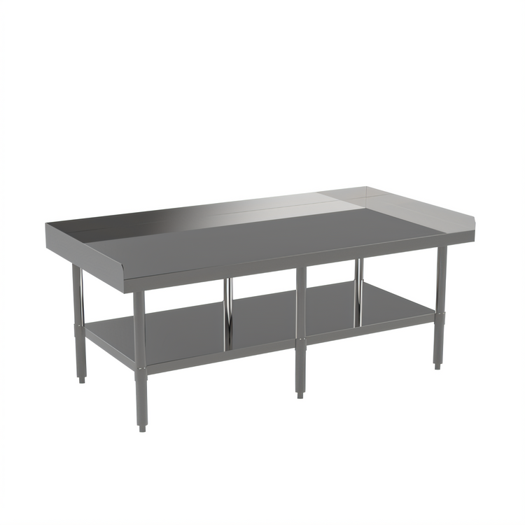 Product image #1 for Mixrite 36-1/4 in. x 36 in. Stainless Steel Equipment Stand with Adjustable Undershelf