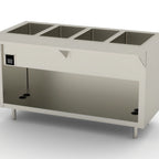 Thumbnail image #1 for Duke Manufacturing Thurmaduke EW-4-CBPG 4-Well Electric Waterless Hot Food Holding Unit with Stainless Steel Top, Touchscreen, 60"W
