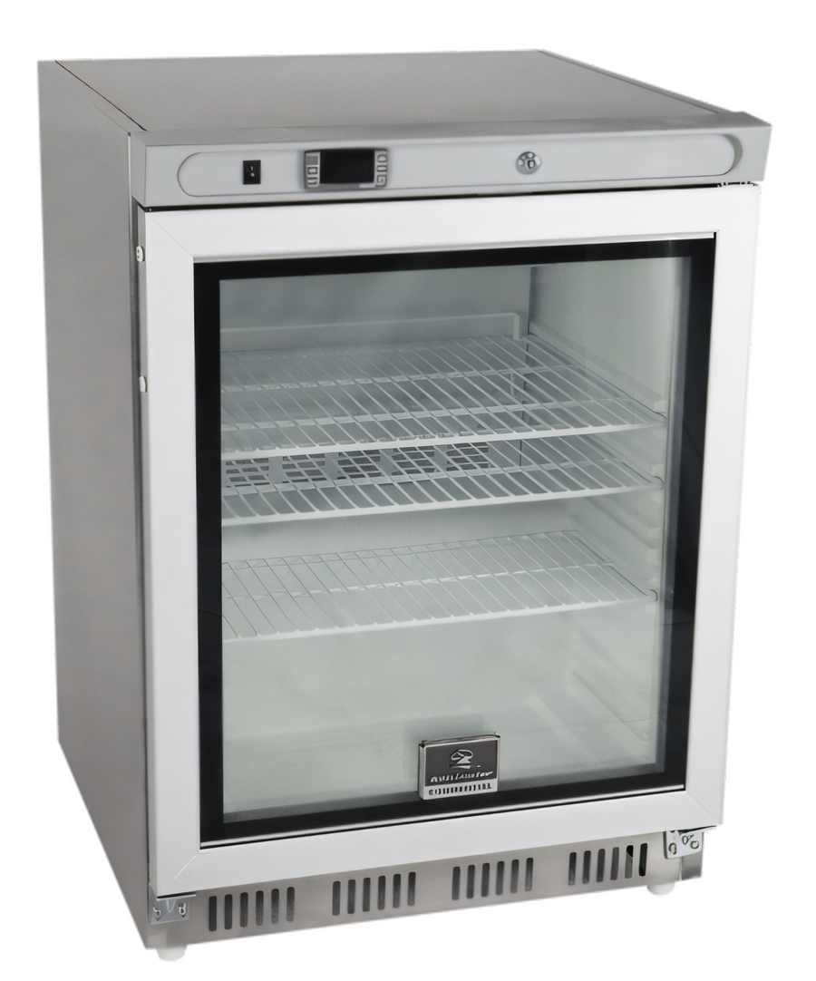 Product image #1 for Kelvinator Commercial 24-Inch ADA Height 1-Section Undercounter Refrigerator with Right-Hinged Glass Door, 4.4 Cu. Ft.