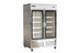 Thumbnail image #1 for IKON Refrigeration IB54FG Two-Section Glass Door Bottom-Mount Reach-In Freezer, 43.9 Cu. Ft.