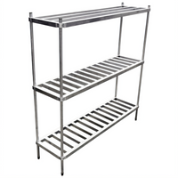 Omcan Aluminum Keg Rack, 4-Keg Capacity