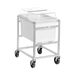 Thumbnail image #1 for Channel Manufacturing PBA001 Aluminum Poly Box Rack, 1-Level, 5-Inch Swivel Casters