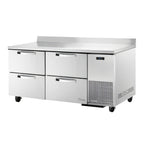 Thumbnail image #1 for True Mfg. - General Foodservice SPEC SERIES TWT-67D-4-HC~SPEC3 Two-Section Deep Worktop Refrigerator, 4 Drawers, 67-1/4-Inch Wide