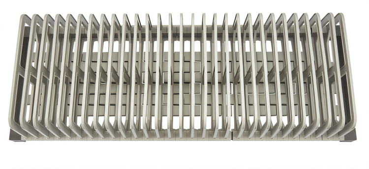 Product image #1 for Cambro Camshelving Elevation 18 x 48 Inch Wall-Mounted Dry Rack Starter Kit, 28 Slots