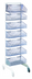 Thumbnail image #1 for Quantum Mobile Single-Sided Partition Wall Add-On Unit with 7 Baskets