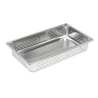 Vollrath Super Pan V Full-Size Perforated Food Pan, 4-Inch Deep, 22-Gauge 300 Series Stainless Steel