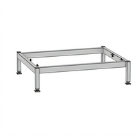 RATIONAL Stationary Open-Side Combi-Duo Oven Stand for 6-Half Size on 6-Half Size iCombi