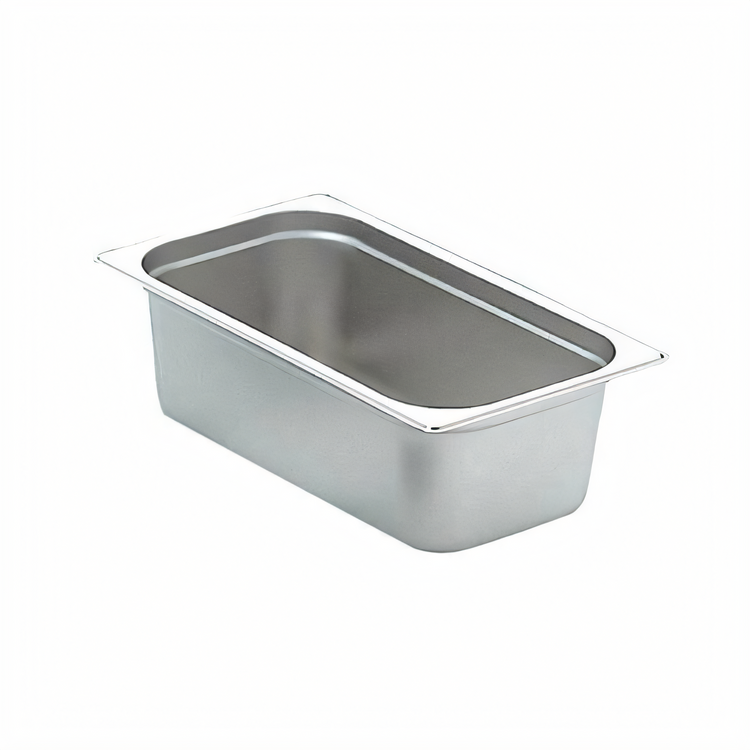 Product image #1 for Omcan 1/3 Size Solid Stainless Steel Steam Table Pan, 6 Inch Deep