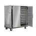 Thumbnail image #1 for FWE UHS-20 Mobile Stainless Steel Humidified Heated Holding Transport Cabinet with 20 Universal Tray Slides