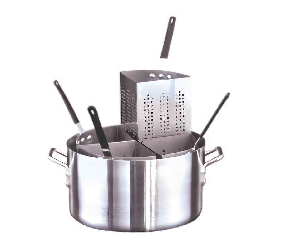 Product image #1 for Admiral Craft 20 Qt Aluminum Pasta Cooker Set with 4 Stainless Inserts
