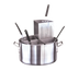 Thumbnail image #1 for Admiral Craft 20 Qt Aluminum Pasta Cooker Set with 4 Stainless Inserts