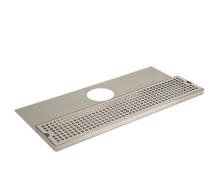 Product image #1 for 24-Inch Surface-Mount Stainless Steel Drip Tray Trough with Tower Plate