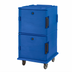 Thumbnail image #2 for Cambro Ultra Camcart® Front-Loading Double-Compartment Insulated Food Pan Carrier, Security Package, Navy Blue