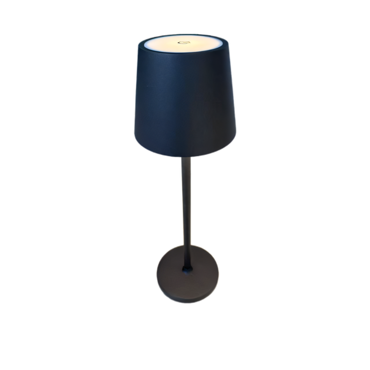 Product image #1 for Rechargeable LED Table Lamp with Touch Controls and Stepless Dimming, Black Aluminum