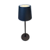 Thumbnail image #1 for Rechargeable LED Table Lamp with Touch Controls and Stepless Dimming, Black Aluminum