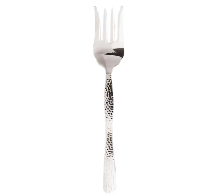 Product image #1 for American Metalcraft 11-Inch Hammered Stainless Steel Cold Meat Fork