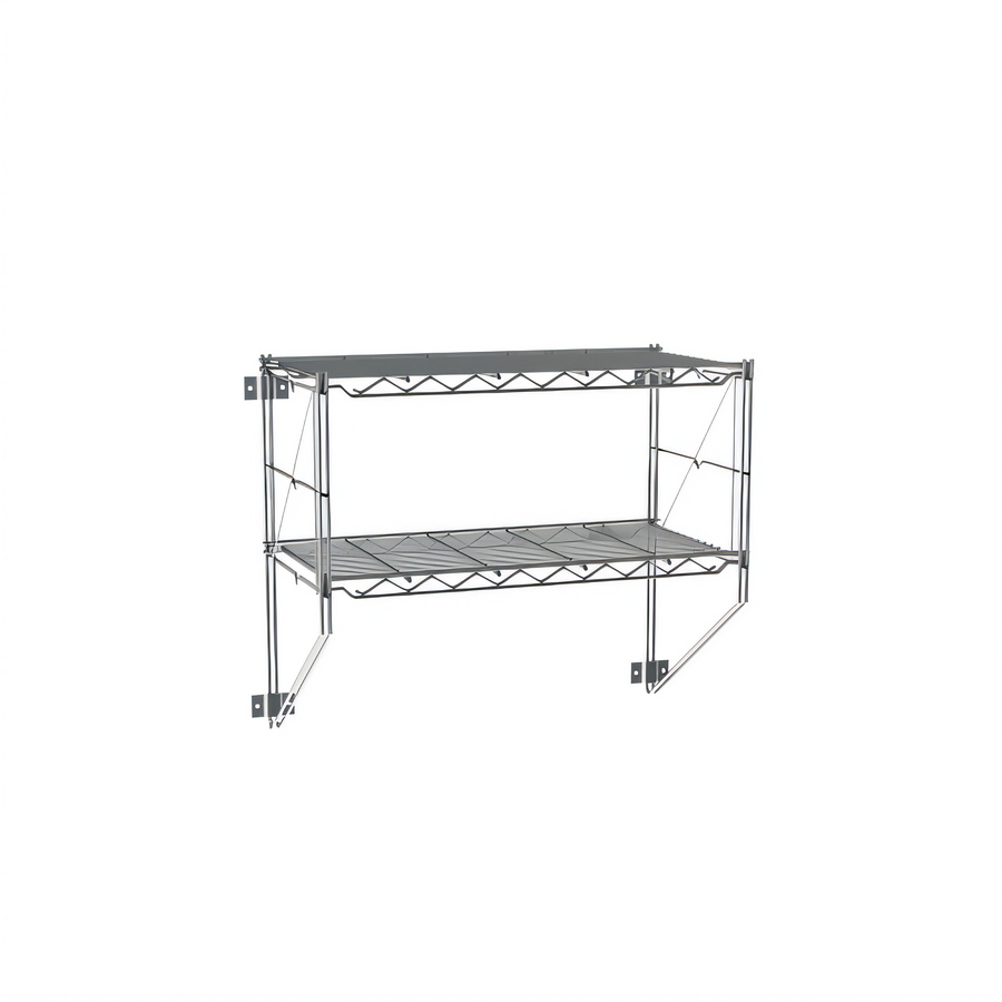 Product image #1 for Metro Erecta Regular Chrome Wire Wall Shelf Kit, 26-1/4 W x 13 D x 21 H Inches