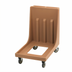 Thumbnail image #2 for Cambro Camdolly Tray and Sheet Pan Camcarrier Dolly with Handle, Coffee Beige, 350 lb Capacity