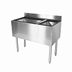 Thumbnail image #1 for CHOICE 36-Inch Stainless Steel Underbar Combo Ice Bin/Cocktail Unit with Right-Hand 6-Bottle Insulated Storage