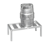 Channel Manufacturing KDR148 All-Welded Aluminum Keg Dunnage Rack, 48 x 18 x 12 Inches, 3 Keg Capacity