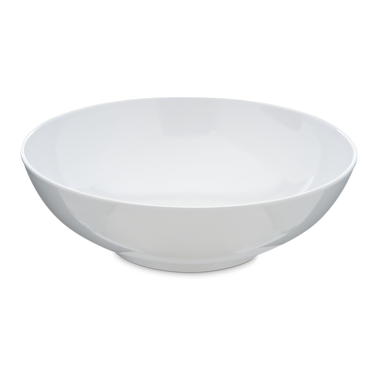 Product image #1 for Epicure® 36 oz 8-Inch White Melamine Round Coupe Chef Salad/Serving Bowl