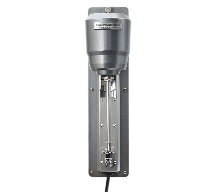 Product image #1 for Hamilton Beach Commercial Wall-Mount Single-Spindle Drink Mixer, 1/3 HP, Two-Speed with Pulse Switch and Stainless Steel Cup