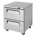 Thumbnail image #1 for Turbo Air Super Deluxe 1-Section Undercounter Drawer Refrigerator with 2 Drawers, 6.8 Cu. Ft., Stainless Steel