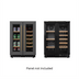 Thumbnail image #1 for KoolMore Reserve 24-Inch Panel-Ready Dual-Zone French Door Under-Counter Wine Cooler