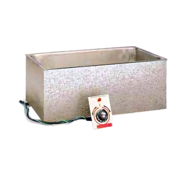Product image #1 for Single-Well Built-In Electric Bottom-Mount Square Corner Hot Food Well, 12 x 20 Pan, Wet/Dry, Thermostatic, With Drain