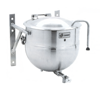 Legion LTWT-60 60-Gallon Wall-Mounted Stationary Direct Steam Kettle, 2/3-Jacketed