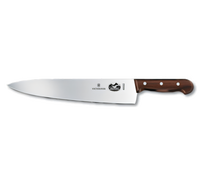 Victorinox 12-Inch Stamped Straight-Edge Chef's Knife with Wood Handle