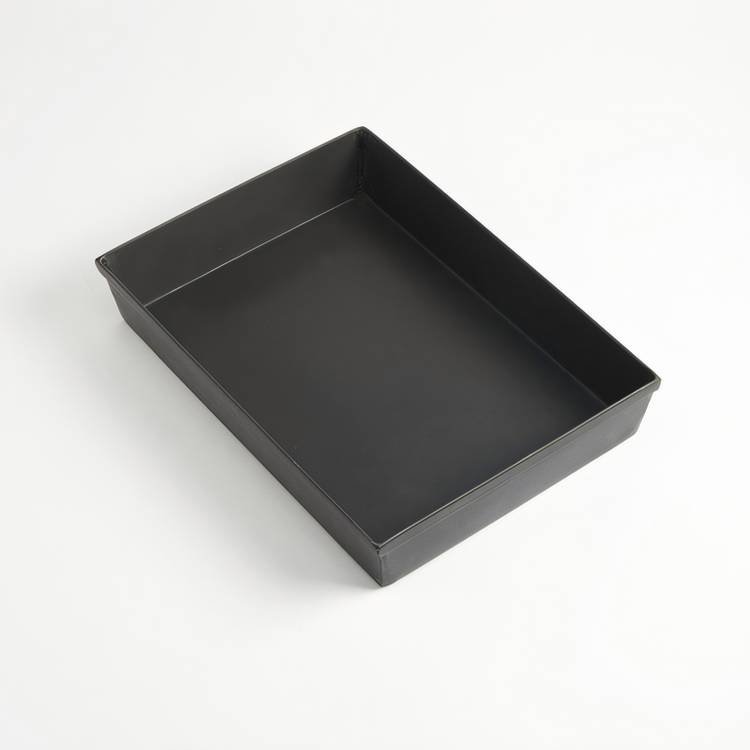 Product image #1 for Detroit-Style Rectangular Deep Dish Pizza Pan, 14 x 10 x 2-1/2 Inches, Hard Coat Anodized Aluminum