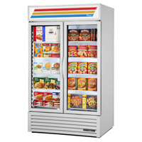 True GDM-43F-HC~TSL01 Two-Section Glass Door Freezer Merchandiser