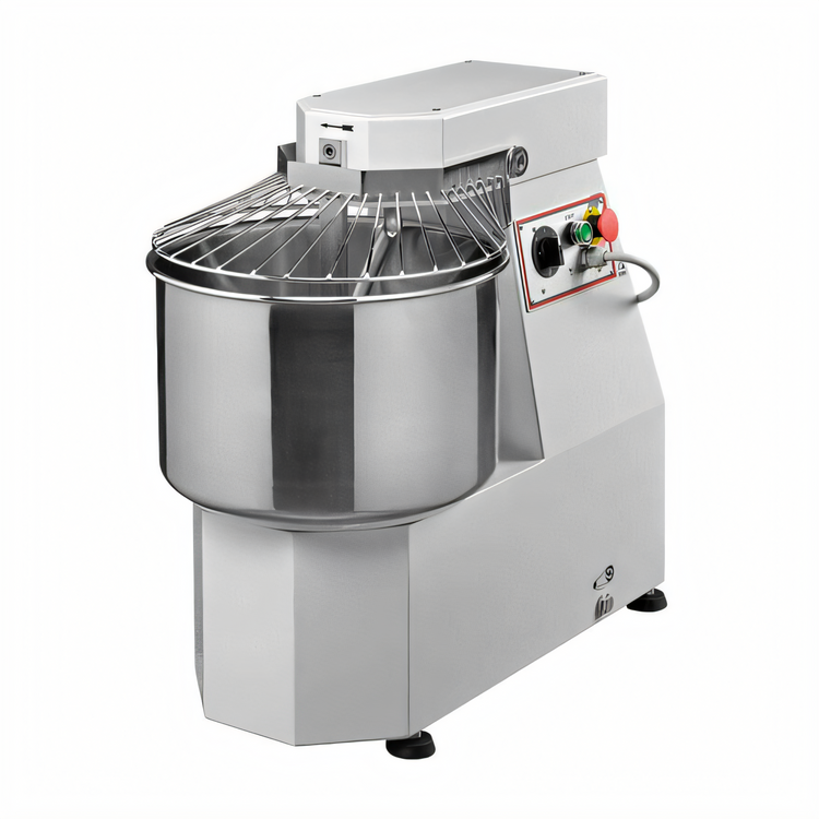 Product image #1 for Trento Heavy-Duty Spiral Dough Mixer, 24 Qt. Bowl, 40 Lb. Capacity, 220V, 1-Phase