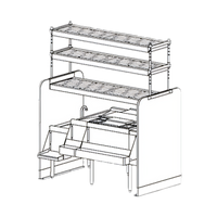 Perlick Corporation PTS54L-LF Top Shelf Bar Equipment