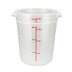 Thumbnail image #2 for Winco PTRC-8 Commercial Food Storage Containers Case of 12