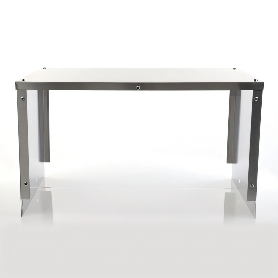 Product image #1 for BevLes 12-Inch Double-Sided Sneeze Guard for 4-Well Dry Well Steam Tables